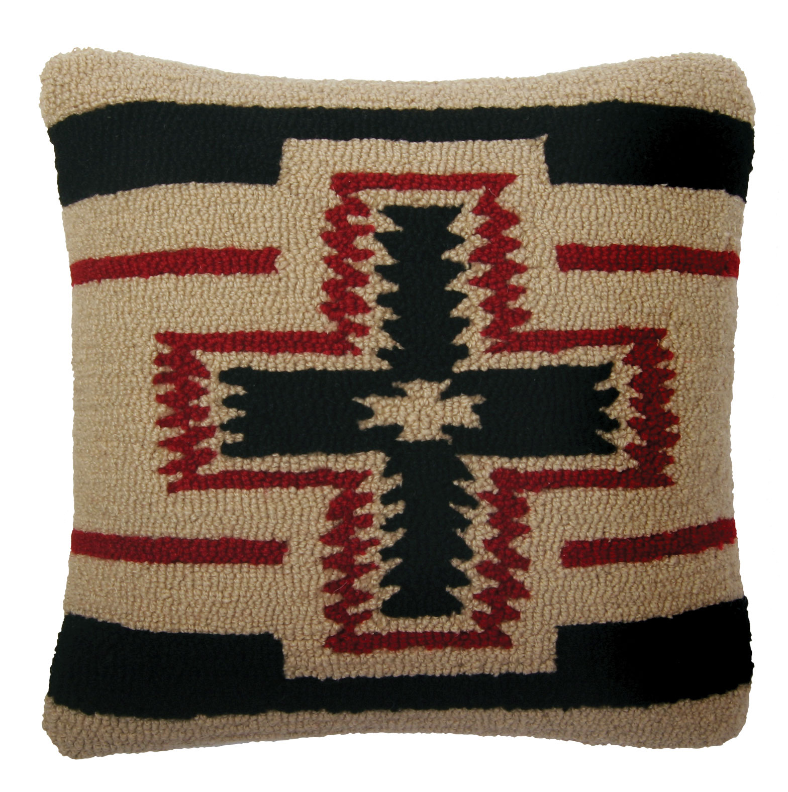 San Miguel Hooked Wool Pillow